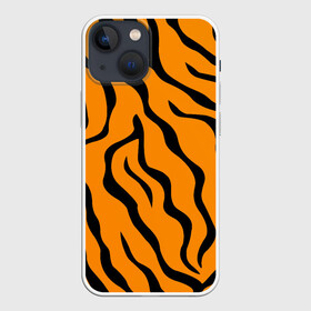 Чехол для iPhone 13 mini с принтом ТИГРИННЫЕ ПОЛОСЫ в городе Новоалтайск,  |  | Тематика изображения на принте: 2022 | в топе | в тренде | полосы | принт тигр | символ года | тигр