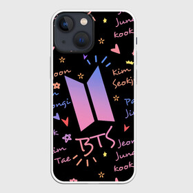 Чехол для iPhone 13 mini с принтом BTS   БТС   БИТИЭС   УЗОР в городе Новоалтайск,  |  | bts | bts boy | bts love | k pop | love yourself | айдол | битиэс | бтс | ким тэ хен | солисты bts | фанфик бтс | чон чонгук