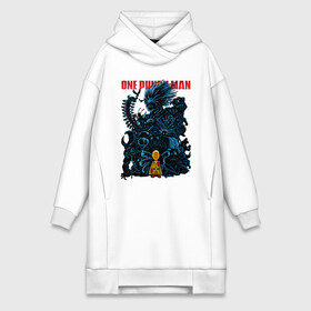 Платье-худи хлопок с принтом Злодеи против Сайтамы One Punch Man в городе Новоалтайск,  |  | boros electronics | borosu | borosunushi | hagemanto | one punch man | one punchman | onepunchman | saitama | sensei | аниме | борос | ван панч мен | ванпанчмен | лидер воров темно | лорд борос | лысый плащ | манга | сайтама | сильнейший человек