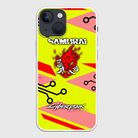 Чехол для iPhone 13 mini с принтом Cyberpunk 2077 Киберматрица. в городе Новоалтайск,  |  | cd project red | cyberpunk 2077 | keanu reeves | samurai | киану ривз | киберпанк 2077 | самураи
