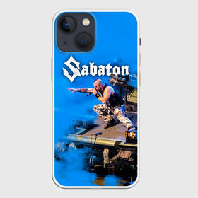 Чехол для iPhone 13 mini с принтом Йоаким Броден на танке Sabaton в городе Новоалтайск,  |  | battle metal | panzerkampf | primo victoria | sabaton | the art of war | the great war | атака мертвецов | бисмарк | броден | войны | группа | йоаким | латный ботинок | метал | ночные ведьмы | пауэр | рок | рыцарские доспехи | сабатон