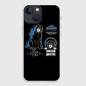 Чехол для iPhone 13 mini с принтом Английский Мастиф (English Mastiff) в городе Новоалтайск,  |  | animal | cane corso | dog | english mastiff | mastiff | английский мастиф | год собаки | дог | друг человека | животное | зверь | кане корсо | кинолог | мастиф | пёс | порода собак | собака мастиф | собаковод | четвероногий