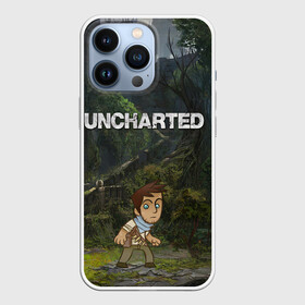 Чехол для iPhone 13 Pro с принтом Uncharted | На картах не значится в городе Новоалтайск,  |  | Тематика изображения на принте: drakes fortune святилище | nathan drake uncharted | uncharted джунгли | анчартед дрейк | натан дрейк | натан дрейк в джунглях | охотник за сокровищами дрейк