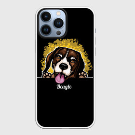 Чехол для iPhone 13 Pro Max с принтом Бигль (Beagle) в городе Новоалтайск,  |  | animal | beagle | dog | hunting dog | бигль | год собаки | гончая собака | друг человека | животное | зверь | кинолог | охотничья собака | пес | порода собак | собака бигль | собаковод | собачка | хищник