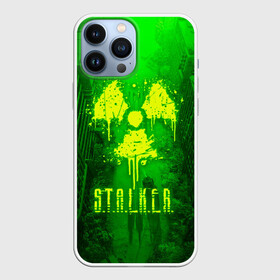Чехол для iPhone 13 Pro Max с принтом STALKER LOGO RADIATOIN NEON TOXIC в городе Новоалтайск,  |  | chernobyl | pripyat | radiation | shadow of chernobyl | stalker | stalker 2 | воля | зона | меченый | припять | радиация | свобода | свобода воля | сталкер | сталкер 2 | тени чернобыля | чернобыль