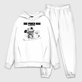 Мужской костюм хлопок OVERSIZE с принтом Фубуки, Гомо Гомо Зек и Тацумаки играют | One Punch Man в городе Новоалтайск,  |  | fubuki | fubukigumi | fubukisama | jigoku no fubuki | one punch man | one punchman | onepunchman | tatsumaki | адская метель | аниме | ван панч мен | ванпанчмен | вьюга | госпожа метель | группировка метель | манга | тацумаки | торнадо | фубуки