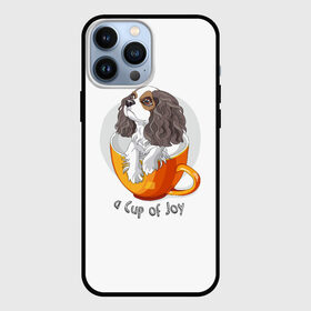 Чехол для iPhone 13 Pro Max с принтом Кавалер Кинг Чарльз Спаниель в городе Новоалтайск,  |  | Тематика изображения на принте: dog spa | king charles spaniel | английский спаниель | год собаки | друг человека | животное | зверь | кавалер спаниель | кинг чарльз спаниель | кинолог | кокер спаниель | охотничья собака | пёс