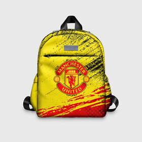 Детский рюкзак 3D с принтом Manchester United Футбольный клуб. в городе Новоалтайск, 100% полиэстер | лямки с регулируемой длиной, сверху петелька, чтобы рюкзак можно было повесить на вешалку. Основное отделение закрывается на молнию, как и внешний карман. Внутри дополнительный карман. По бокам два дополнительных кармашка | fc | fcmu | football | football club | manchester united | red devils | sport | красные дьяволы | манчестер юнайтед | фк | фкмю | футбол | футбольный клуб