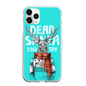 Чехол для iPhone 11 Pro Max матовый с принтом Олень  в свитере с оленями в городе Новоалтайск, Силикон |  | Тематика изображения на принте: 2022 | christmas | new year | животные | звери | зверюшки | кавай | милота | милый | нг | новогодний | новый год | олень | рождество