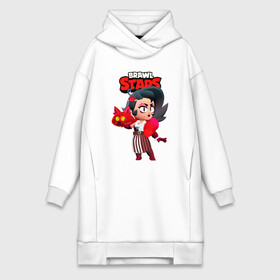 Платье-худи хлопок с принтом BrawlStars Lola BLACKRED в городе Новоалтайск,  |  | brawl | brawl stars | brawlstars | lola | бравл | бравлстарс | лола | лоли | разрушитель