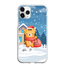 Чехол для iPhone 11 Pro матовый с принтом Тигренок новый год в городе Новоалтайск, Силикон |  | Тематика изображения на принте: 2022 | год тигра | новый год | новый год 2022 | символ года | тигр | тигренок | тигрица | тигры