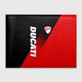 Обложка для студенческого билета с принтом DUCATI RED DEVIL MOTOCYCLE в городе Новоалтайск, натуральная кожа | Размер: 11*8 см; Печать на всей внешней стороне | ducati | italy | moto | motocycle | racing | sport | дукати | италия | мото | мотоспорт | мотоцикл | рейсинг | спорт
