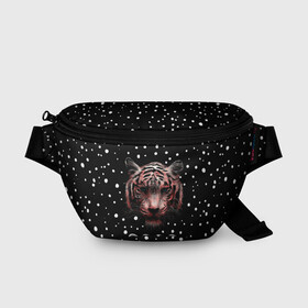 Поясная сумка 3D с принтом New Year Immortal Tiger в городе Новоалтайск, 100% полиэстер | плотная ткань, ремень с регулируемой длиной, внутри несколько карманов для мелочей, основное отделение и карман с обратной стороны сумки застегиваются на молнию | 2022 | 22 | christmas | claus | deer | frost | immortal | new | santa | second | snow | spruce | symbol | team | three | tiger | tree | twenty | winter | year | второй | год | года | двадать | дед | елка | ель | зима | клаус | мороз | нового