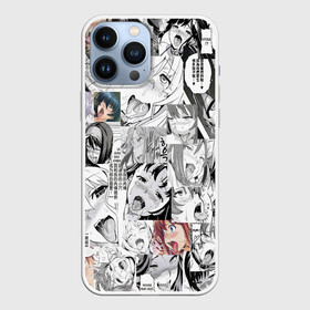 Чехол для iPhone 13 Pro Max с принтом AHEGAO фон из девочек в городе Новоалтайск,  |  | ahegao | ahego | anime | funny | vtuber | аниме | ахегао