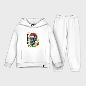 Детский костюм хлопок Oversize с принтом Skull Santa в городе Новоалтайск,  |  | art | beer | christmas | headphones | new year | santa | skull | арт | наушники | новый год | рождество | санта | череп