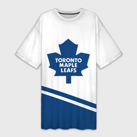 Платье-футболка 3D с принтом Toronto Maple Leafs  Торонто Мейпл Лифс в городе Новоалтайск,  |  | hockey | maple leafs | nhl | toronto | toronto maple leafs | usa | мейпл лифс | нхл | спорт | сша | торонто | торонто мейпл лифс | хоккей | шайба