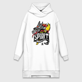 Платье-худи хлопок с принтом Team Spirit   Halloween в городе Новоалтайск,  |  | dota 2 | dragon sorcerer | esports | gamers | hearthstone | lo | multigaming | organization | russia | russian | team | team spirit | дракон колдун | киберспортивная | компьютерные игры | логотип | метла | организац