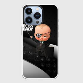 Чехол для iPhone 13 Pro с принтом Босс с пиратской повязкой в городе Новоалтайск,  |  | baby | boss | boss baby | босс | босс молокосос | маленький босс | малыш | мальчик | молокосос | ребенок