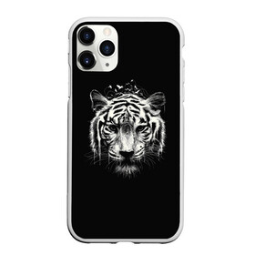 Чехол для iPhone 11 Pro Max матовый с принтом Черно Белый Тигр. Head в городе Новоалтайск, Силикон |  | Тематика изображения на принте: 2022 | 22 | black | head | muzzle | new | second | symbol | tiger | twenty | two | white | year | белый | второй | год | года | голова | двадцать | нового | новый | символ | тигр | черный