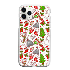 Чехол для iPhone 11 Pro Max матовый с принтом Новый Год в городе Новоалтайск, Силикон |  | background | christmas | gifts | holiday | new year | pictures | skates | snowman | socks | tree | елка | коньки | новый год | носки | подарки | праздник | рисунки | рождество | снеговик | фон