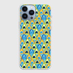 Чехол для iPhone 13 Pro Max с принтом Зубастые Акулы в городе Новоалтайск,  |  | fish | ocean | predator | shark | white shark | акула | белая акула | зубы | море | морской хищник | океан | рыба | хищная рыба | хищник