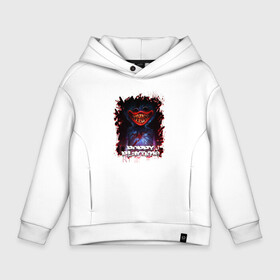 Детское худи Oversize хлопок с принтом POPPY PLAYTIME   ДАВАЙ ПОИГРАЕМ в городе Новоалтайск, френч-терри — 70% хлопок, 30% полиэстер. Мягкий теплый начес внутри —100% хлопок | боковые карманы, эластичные манжеты и нижняя кромка, капюшон на магнитной кнопке | poppy playtime | игра | кукла | монстр | плэйтайм | попи плей тайм | попи плэй тайм | попиплейтам | попиплэйтайм | поппи плейтайм | поппиплэйтайм | хагги вагги | хаги ваги | хоррор
