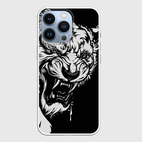 Чехол для iPhone 13 Pro с принтом Тигр: свирепый и кровожадный в городе Новоалтайск,  |  | 2022 | bloodthirsty | ferocious | look | powerful | predator | strong | tiger | year of the tiger | взгляд | год тигра | кровожадный | мощный | свирепый | сильный | тигр | хищник