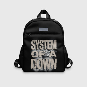 Детский рюкзак 3D с принтом System of a Down. в городе Новоалтайск, 100% полиэстер | лямки с регулируемой длиной, сверху петелька, чтобы рюкзак можно было повесить на вешалку. Основное отделение закрывается на молнию, как и внешний карман. Внутри дополнительный карман. По бокам два дополнительных кармашка | Тематика изображения на принте: down | grunge | hardcore | metal | music | punk | rock | system | гранж | метал | музыка | панк | рок | серж | система | танкян