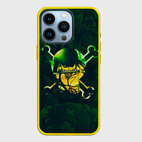 Чехол для iPhone 13 Pro с принтом Зоро Ророноа веселый роджер в городе Новоалтайск,  |  | one piece | zoro roronoa | ван пис | ванпис | зоро | зоро ророноа | мечник | пират