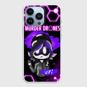 Чехол для iPhone 13 Pro с принтом MURDER DRONES   ДРОНЫ УБИЙЦЫ   УЗИ   UZI в городе Новоалтайск,  |  | Тематика изображения на принте: art | murder drones | uzi | арты | мультик | мультфильм | персонажи | роботы | узи