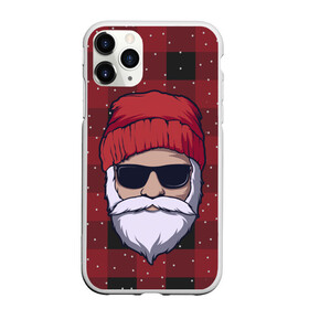 Чехол для iPhone 11 Pro матовый с принтом SANTA HIPSTER | САНТА ХИПСТЕР в городе Новоалтайск, Силикон |  | 2022 | bad | christmas | cold | dab | dub | hipster | klaus | merry | new | santa | snow | winter | year | год | даб | зима | клаус | мороз | новый | рождество | санта | снег | хипстер | холод