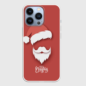 Чехол для iPhone 13 Pro с принтом Merry Christmas | Счастливого Рождества в городе Новоалтайск,  |  | 2022 | christmas | cold | klaus | merry | new | santa | winter | year | борода | год | дед | зима | клаус | мороз | новый | рождество | санта | тигра | холод