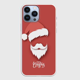 Чехол для iPhone 13 Pro Max с принтом Merry Christmas | Счастливого Рождества в городе Новоалтайск,  |  | 2022 | christmas | cold | klaus | merry | new | santa | winter | year | борода | год | дед | зима | клаус | мороз | новый | рождество | санта | тигра | холод