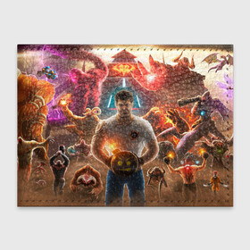 Обложка для студенческого билета с принтом Serious Sam | Игровые персонажи | Босы в городе Новоалтайск, натуральная кожа | Размер: 11*8 см; Печать на всей внешней стороне | boss | game | npc | poster | serious engine | serious sam | xbox | аркада | бос | игра | игры | крутой сэм | нпс | постер | сериус сам | сериус сэм | серьёзный сэм | сириус сем | стрелялка | шутер