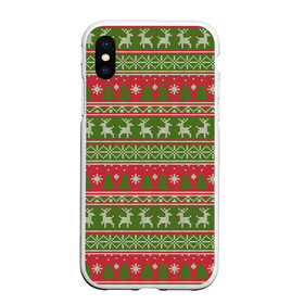 Чехол для iPhone XS Max матовый с принтом ВЯЗАННЫЙ ЦВЕТНОЙ СВИТЕР , НОВЫЙ ГОД в городе Новоалтайск, Силикон | Область печати: задняя сторона чехла, без боковых панелей | Тематика изображения на принте: 2022 | beast | merry christmas | new year | red bow | santa hat | snow | tiger | winter | winter is coming | year of the tiger | год тигра | дед мороз | животные | звери | зверь | зима | зима 2022 | зима близко | новогодний свитер | новогодний у