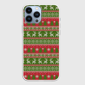 Чехол для iPhone 13 Pro Max с принтом ВЯЗАННЫЙ ЦВЕТНОЙ СВИТЕР , НОВЫЙ ГОД в городе Новоалтайск,  |  | 2022 | beast | merry christmas | new year | red bow | santa hat | snow | tiger | winter | winter is coming | year of the tiger | год тигра | дед мороз | животные | звери | зверь | зима | зима 2022 | зима близко | новогодний свитер | новогодний у