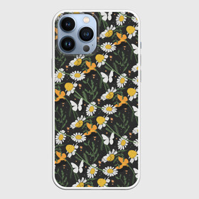 Чехол для iPhone 13 Pro Max с принтом Люблю лето в городе Новоалтайск,  |  | бабочки | лето | природа | ромашки | цветы