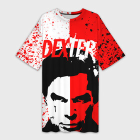 Платье-футболка 3D с принтом ДЕКСТЕР  DEXTER  NEW BLOOD в городе Новоалтайск,  |  | dexter | logo | netflix | new blood | актеры | декстер | кровь | лого | нетфликс | новая кровь | сезон | сериал