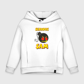 Детское худи Oversize хлопок Serious Sam Bomb Logo: в городе Новоалтайск, френч-терри — 70% хлопок, 30% полиэстер. Мягкий теплый начес внутри —100% хлопок | боковые карманы, эластичные манжеты и нижняя кромка, капюшон на магнитной кнопке | bomb | serious sam | бомба | динамит | крутой сэм | сем | сериос сем | сериос сэм | сириус сэм | сэм