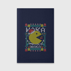 Обложка для паспорта матовая кожа с принтом WAKA WAKA NEW YEAR   НОВЫЙ ГОД ГЕЙМЕРАМ ВАКА ВАКА 2022 в городе Новоалтайск, натуральная матовая кожа | размер 19,3 х 13,7 см; прозрачные пластиковые крепления | Тематика изображения на принте: 2022 | beast | merry christmas | new year | red bow | santa hat | snow | tiger | winter | winter is coming | year of the tiger | год тигра | дед мороз | животные | звери | зверь | зима | зима 2022 | зима близко | новогодний свитер | новогодний у