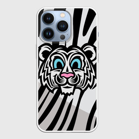 Чехол для iPhone 13 Pro Забавный Белый тигр: в городе Новоалтайск, | | tiger | белый тигр | восточный тигр | год тигра | кошка | тигр | тигренок | хищник