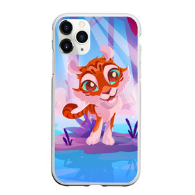 Чехол для iPhone 11 Pro Max матовый с принтом Тигрица на кувшинке в городе Новоалтайск, Силикон |  | 2022 | год тигра | новый год | новый год 2022 | символ года | тигр | тигренок | тигрица | тигры