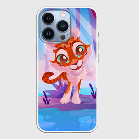 Чехол для iPhone 13 Pro с принтом Тигрица на кувшинке в городе Новоалтайск,  |  | 2022 | год тигра | новый год | новый год 2022 | символ года | тигр | тигренок | тигрица | тигры
