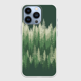 Чехол для iPhone 13 Pro с принтом Елки палки, хвойный лес в городе Новоалтайск,  |  | деревья | елки | лес | природа | хвойные
