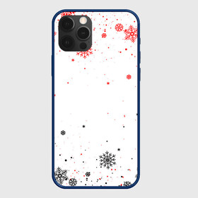 Чехол для iPhone 12 Pro Max с принтом НОВОГОДНИЕ СНЕЖИНКИ ЧЁРНО КРАСНЫЕ   2022 в городе Новоалтайск, Силикон |  | Тематика изображения на принте: 2022 | beast | merry christmas | new year | red bow | santa hat | snow | tiger | winter | winter is coming | year of the tiger | год тигра | дед мороз | животные | звери | зверь | зима | зима 2022 | зима близко | новог | новогодни