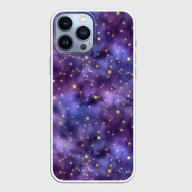 Чехол для iPhone 13 Pro Max с принтом Акварельная ночь в городе Новоалтайск,  |  | Тематика изображения на принте: абстракция | акварель | астрология | астрономия | галактика | звездная ночь | звездный | звезды | зодиак | зодиакальные созвездия | космический | космос | ночное небо | созвездие