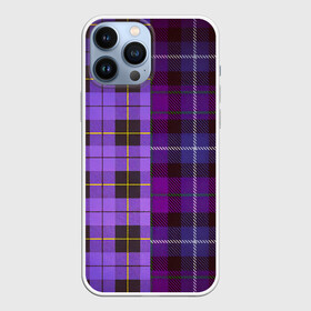 Чехол для iPhone 13 Pro Max с принтом Purple Checkered в городе Новоалтайск,  |  | Тематика изображения на принте: в клетку | клеточка | клетчатая фиолетовая | клетчатые вещи | рубашка в клетку | тартан | фиолетовая клетка | фиолетовые квадраты | шотландская клетка