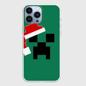 Чехол для iPhone 13 Pro Max с принтом Майнкрафт Новогодний в городе Новоалтайск,  |  | 2021 | 2022 | christmas | happy | merry | merry christmas | minecraft | minekraft | new year | snow | sweater | ugly christmas | winter | зима | майнкрафт | новогодний | новогодняя | новый год | рождественский | рождественский свитер | рожд