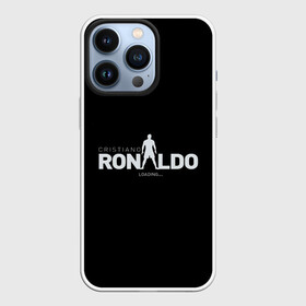 Чехол для iPhone 13 Pro с принтом Cristiano Ronaldo Black Theme в городе Новоалтайск,  |  | Тематика изображения на принте: cr7 | cristiano ronaldo | англия | апл | кригтиану | криштиану ронадлу | манчестер юнайтед | мю | премьер лига | роналду | футбол