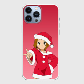Чехол для iPhone 13 Pro Max с принтом милашка в костюме Санты в городе Новоалтайск,  |  | аниме | анимешница | градиент | девечка | девушка | короткое платье | костюм санты | милашка | мультяшка | новый год | рисунок